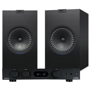 Audiolab 6000A Amplifier with KEF Q350 Bookshelf Speakers