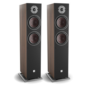 Dali Oberon 7 C Active Speakers Dark Walnut