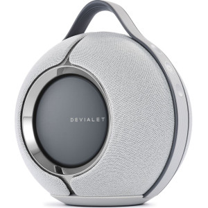 Devialet Mania Wireless Speaker – Light Grey - Logo 