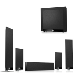 KEF T205 5.1 AV Speaker Package Black