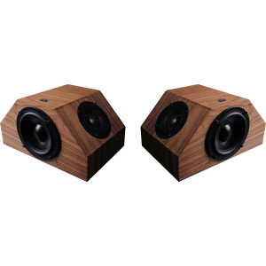 KLH Audio Kendall 2S Surround Dipole Speakers (Pair) - English Walnut