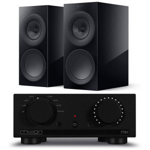 Mission 778X Integrated Amplifier with KEF R3 Meta Bookshelf Speakers