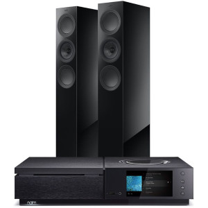 Naim Uniti Star All-In-One Player with KEF R5 Meta Floorstanding Speakers