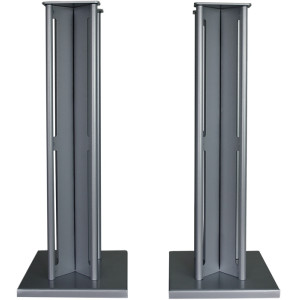 Partington Ansa 60 Speaker Stands (Pair) - Silver 