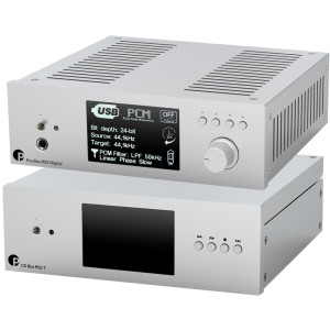 Pro-Ject Pre Box RS2 Digital + CD Box RS2 T Silver