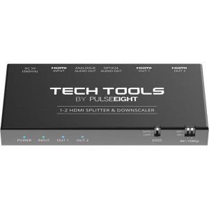 PulseEight Tech Tools 1-2 HDMI Splitter and Downscaler