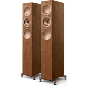 KEF R5 Meta Speakers (Pair) - Walnut