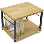 Apollo Storm 6 Oak 2 Shelf Vinyl Storage Unit
