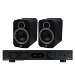 Audiolab 6000A Amplifier with Q Acoustics 3030i Bookshelf Speakers