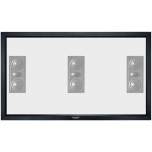 GrandView Cyber Fixed Frame Acoustic 16:9 Home Cinema Projector Screen