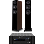 Emotiva BasX A2m Integrated Amplifier with Wharfedale Diamond 12.3 Speakers