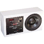 MJ Acoustics Slimpact-12 Slim Subwoofer White 