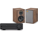 Quad Vena + Wharfedale Denton Walnut