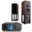 Naim Atom HDMI with Wharfedale Linton Heritage Standmount Speakers with Matching Stands