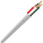 QED QX16/4 Flame Retardent PVC White 4-Core Speaker Cable - Per Metre