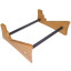 Quadraspire Bamboo Center Speaker Stand