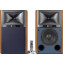 JBL 4329P Studio Monitor Active Speakers (Pair) - Natural Walnut with Blue Grille