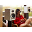 Audioengine A5+ Wireless Active Speakers (Pair) White Lifestyle