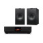 Audiolab Omnia Amplifier & CD Streaming System with KEF Q350 Bookshelf Speakers
