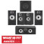 Bowers and Wilkins 606 and 607 S3 5.1 Speaker Package