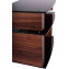 Custom Design Milan Vinyl Storage Stand Walnut Sides