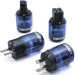 Oyaide 037 Mains Connector (Silver/Rhodium)