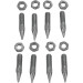 Atacama M6 Carpet Spikes (Pack of 8)