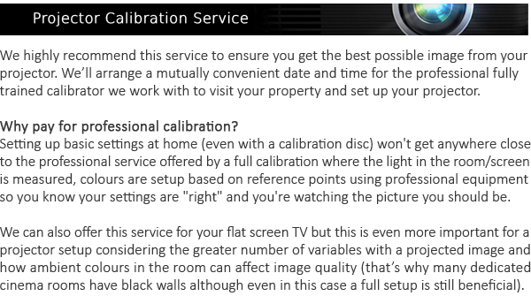 Projector Calibration Service